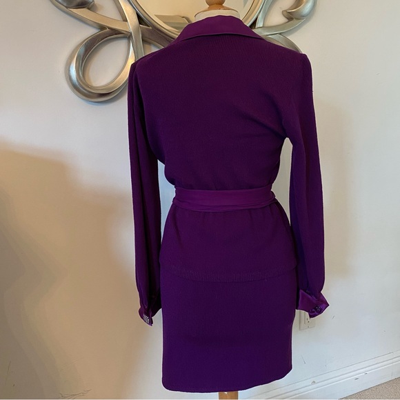 St. John for Neiman Marcus Vintage Couture Knit 3 Piece Skirt Set 4 - Picture 8 of 12